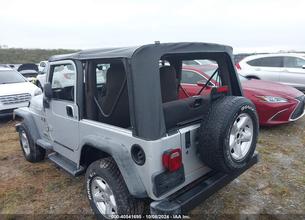 2004 ANGLER JEEP WR X VIN: 1J4FA39S04P767450