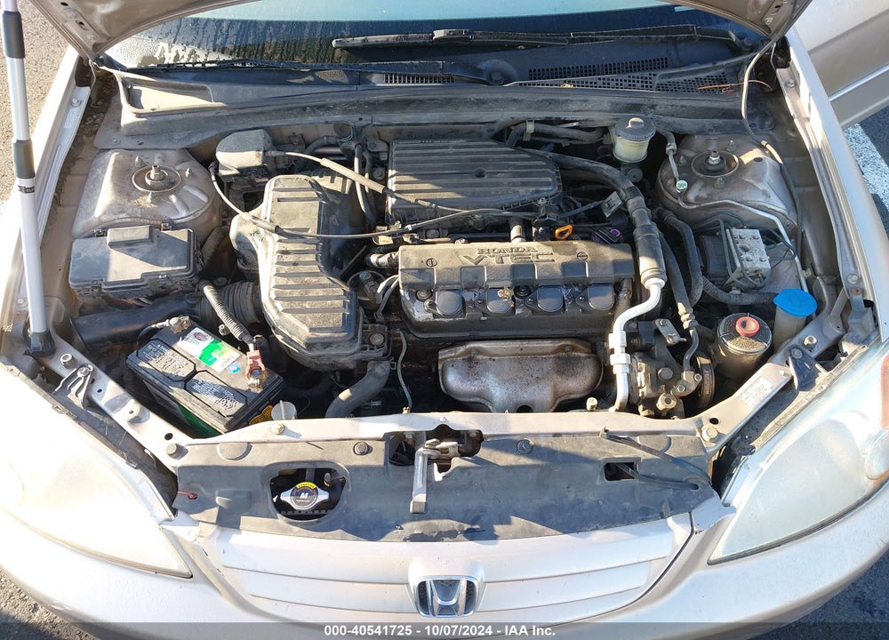 2001 HONDA CIVIC EX VIN: JHMES26721S000196