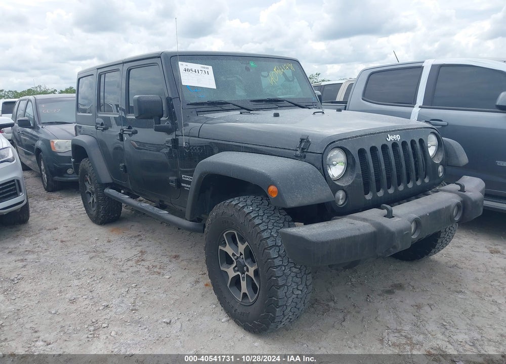 2016 JEEP WRANGLER UNLIMITED SPORT VIN: 1C4BJWDG4GL114897