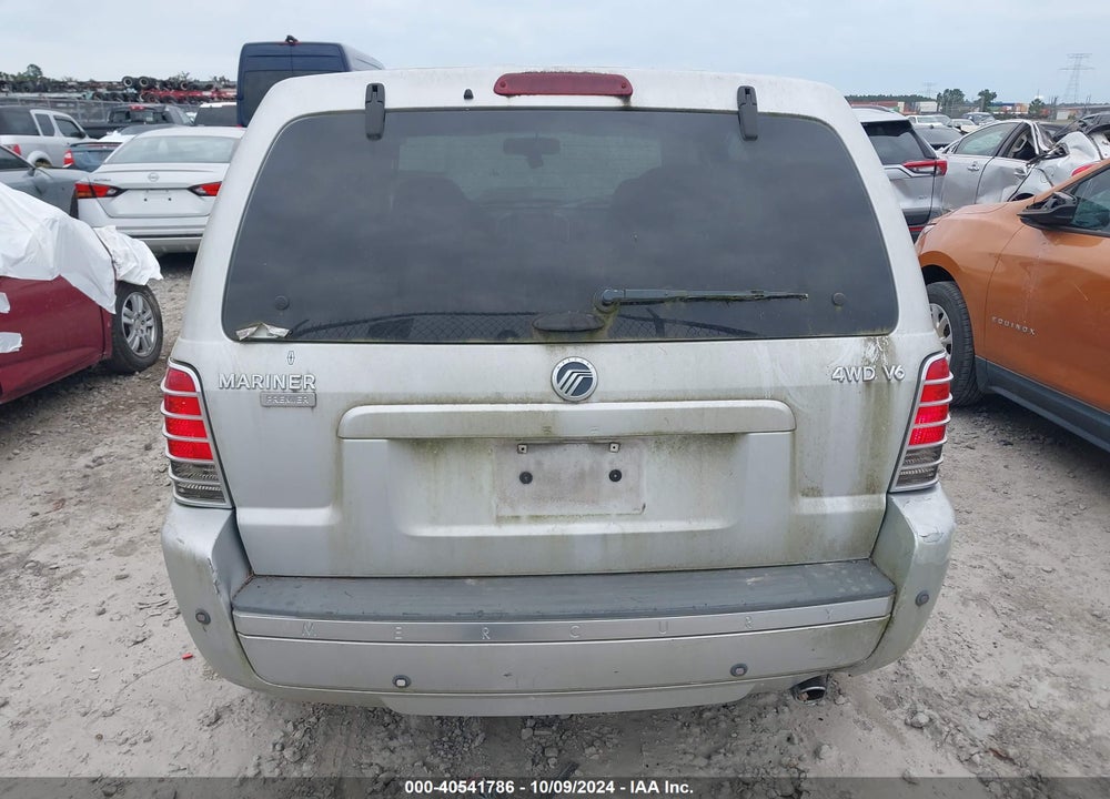2007 MERCURY MARINER PREMIER VIN: 4M2CU97197KJ18139