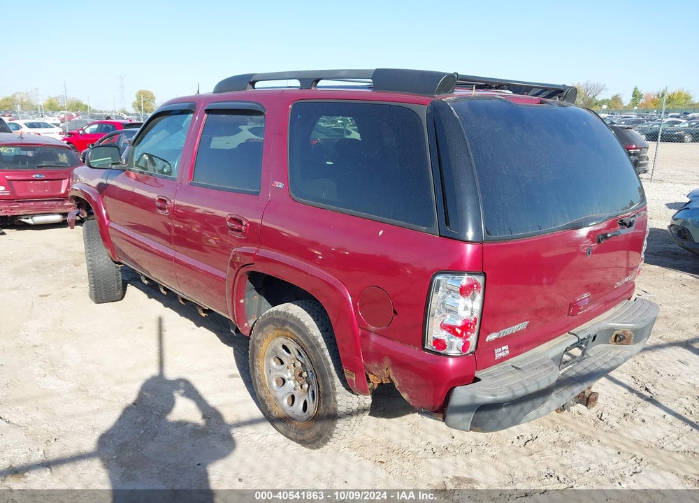 2005 CHEVROLET TAHOE Z71 VIN: 1GNEK13T45R189418