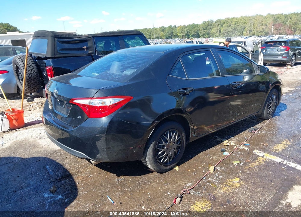 2016 TOYOTA COROLLA LE VIN: 5YFBURHE1GP491390