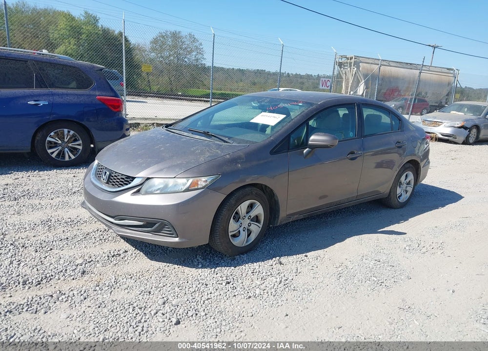 2015 HONDA CIVIC LX VIN: 19XFB2F59FE221910