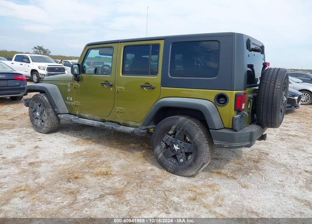 2008 ANGLER JEEP WR UNLIMITED X VIN: 1J4GA39188L580336