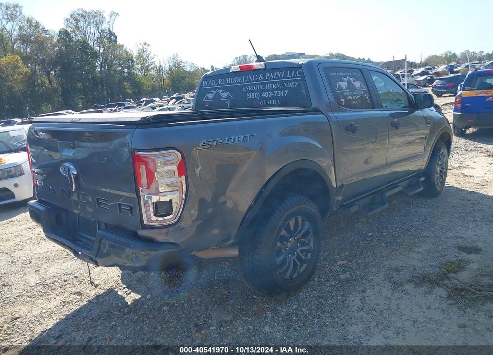 2021 FORD RANGER XLT VIN: 1FTER4EH4MLD04731