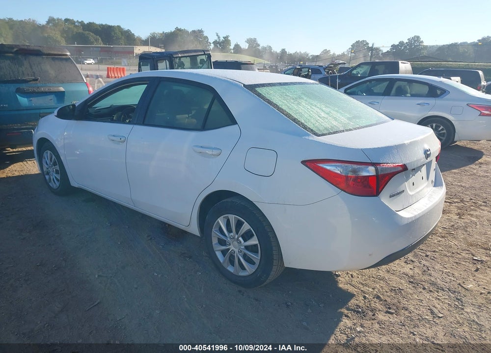 2016 TOYOTA COROLLA LE VIN: 5YFBURHE1GP431092