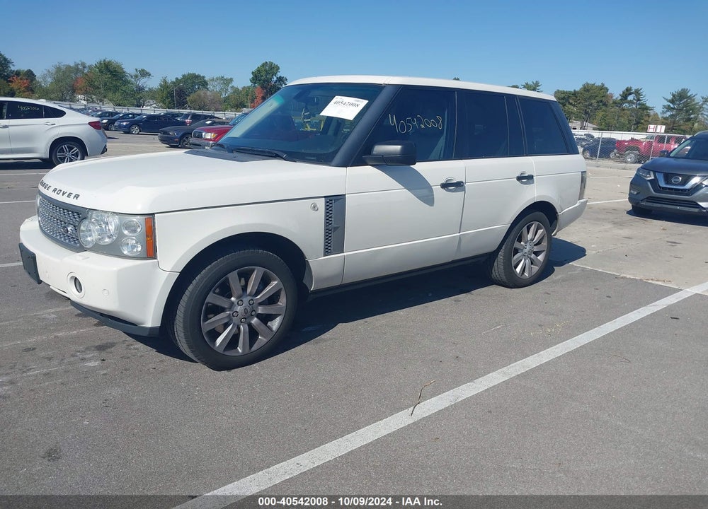 2008 LAND ROVER RANGE ROVER SUPERCHARGED VIN: SALMF13438A285165