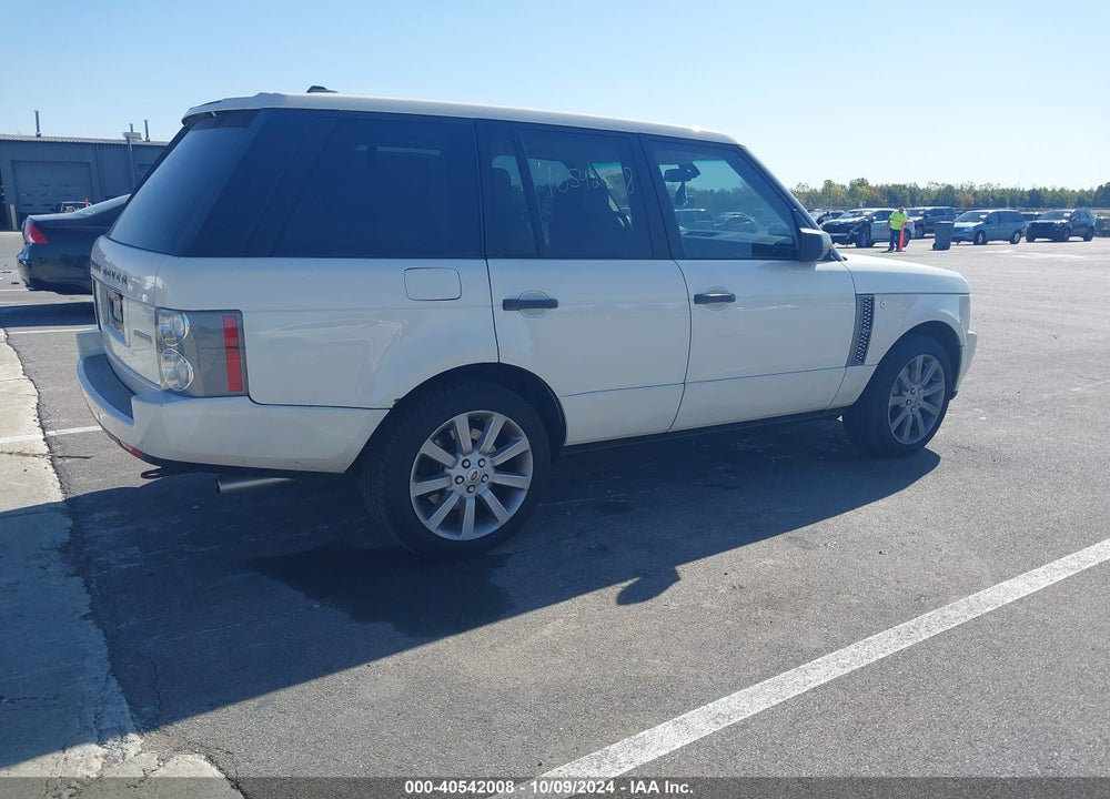 2008 LAND ROVER RANGE ROVER SUPERCHARGED VIN: SALMF13438A285165