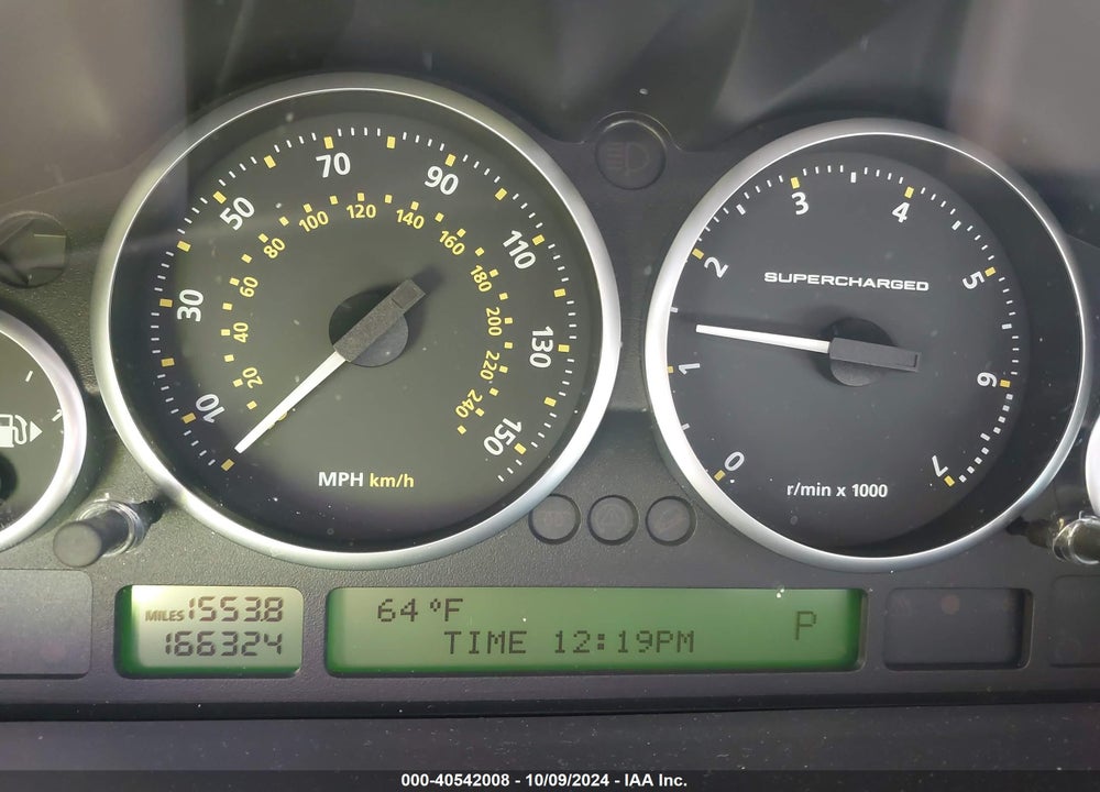 2008 LAND ROVER RANGE ROVER SUPERCHARGED VIN: SALMF13438A285165