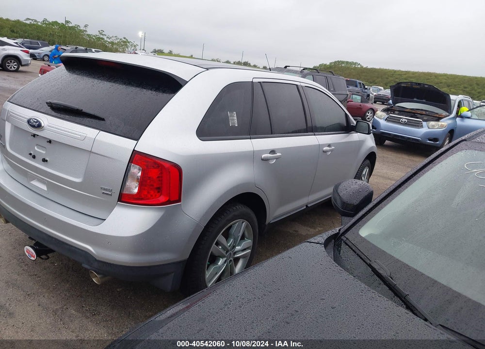 2013 FORD EDGE SEL VIN: 2FMDK4JC7DBE35836