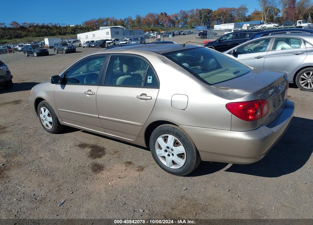 2005 TOYOTA COROLLA LE VIN: 2T1BR32E45C372625