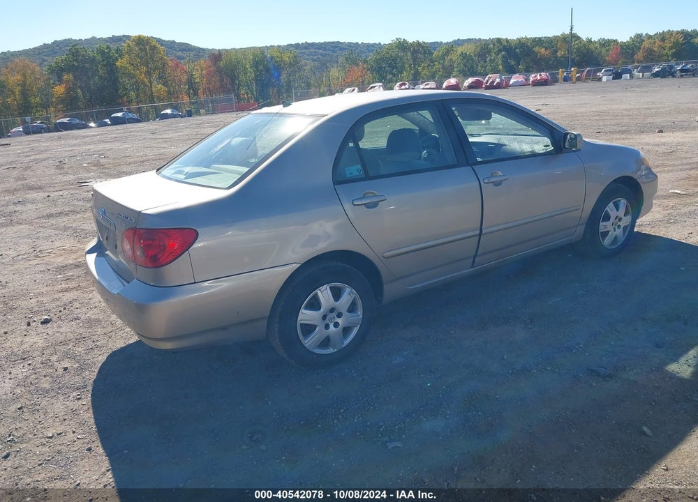 2005 TOYOTA COROLLA LE VIN: 2T1BR32E45C372625