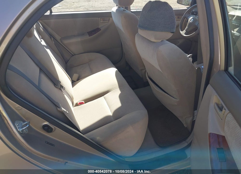 2005 TOYOTA COROLLA LE VIN: 2T1BR32E45C372625