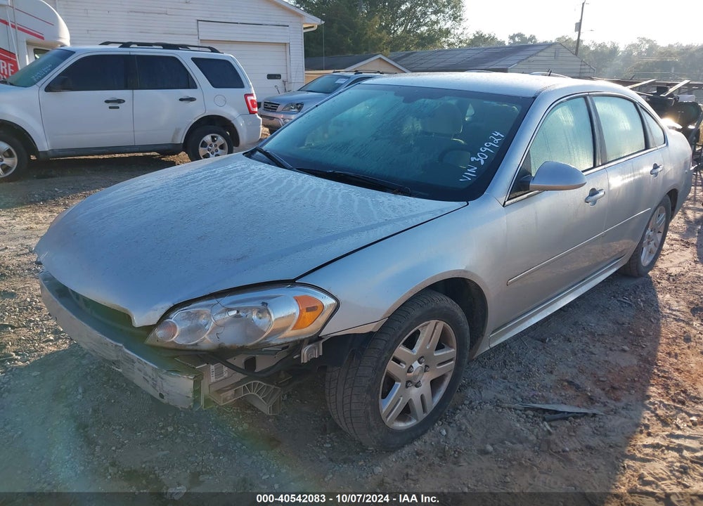 2012 CHEVROLET IMPALA LT VIN: 2G1WB5E37C1309924