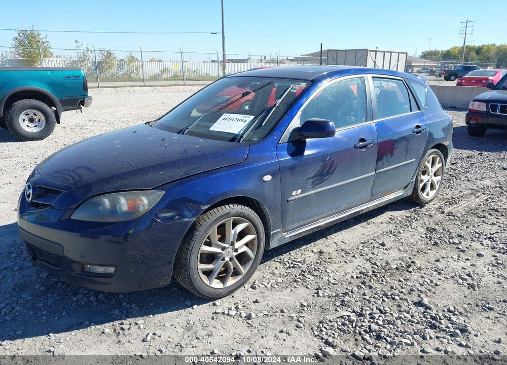2008 MAZDA 3 S GRAND TOURING VIN: JM1BK343X81156383