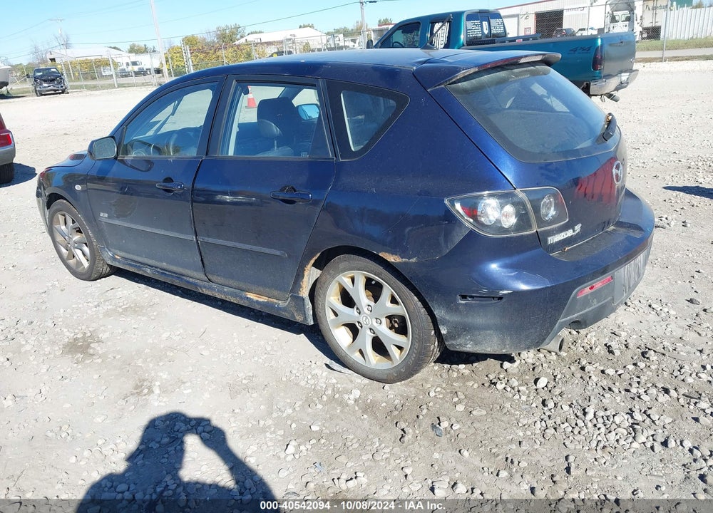 2008 MAZDA 3 S GRAND TOURING VIN: JM1BK343X81156383