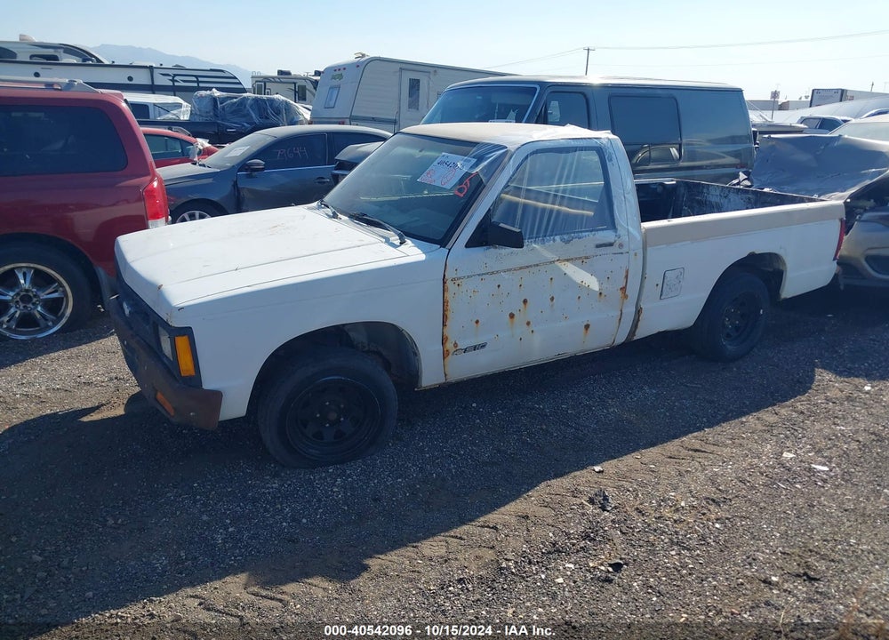 1991 CHEVROLET S TRUCK S10 VIN: 1GCCS14A7M8254862