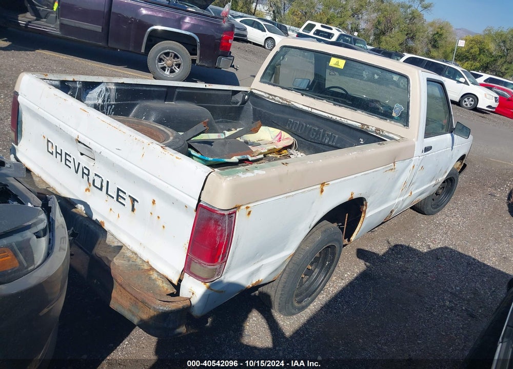1991 CHEVROLET S TRUCK S10 VIN: 1GCCS14A7M8254862