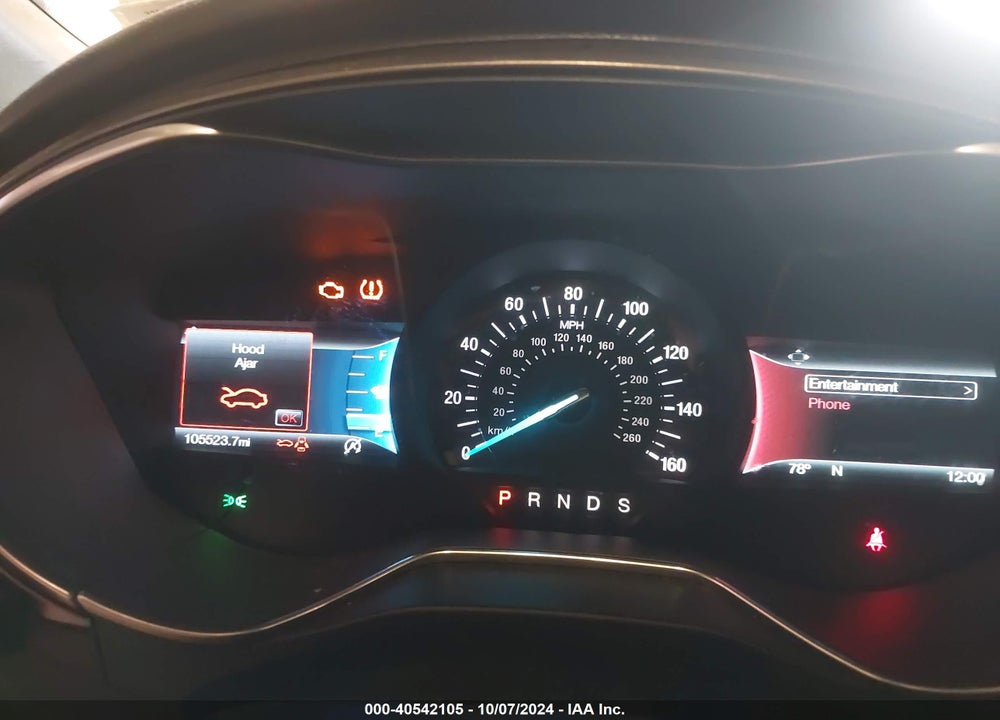 2017 FORD FUSION SE VIN: 3FA6P0HD6HR175321
