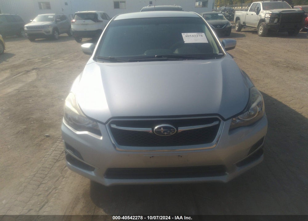 2015 SUBARU IMPREZA 2.0I PREMIUM VIN: JF1GPAC63F8225187