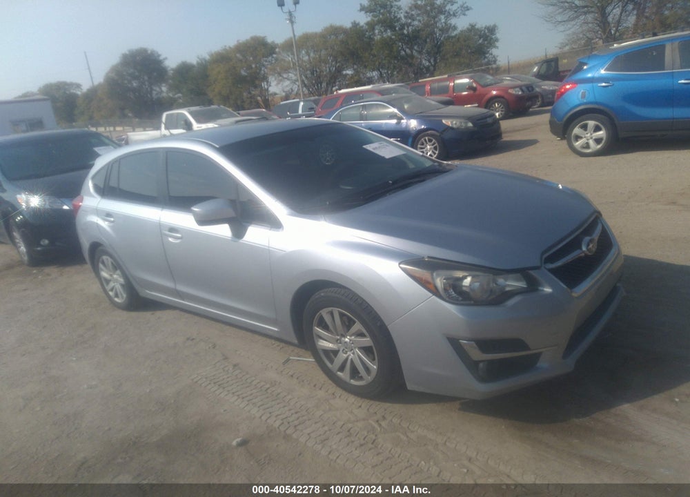 2015 SUBARU IMPREZA 2.0I PREMIUM VIN: JF1GPAC63F8225187