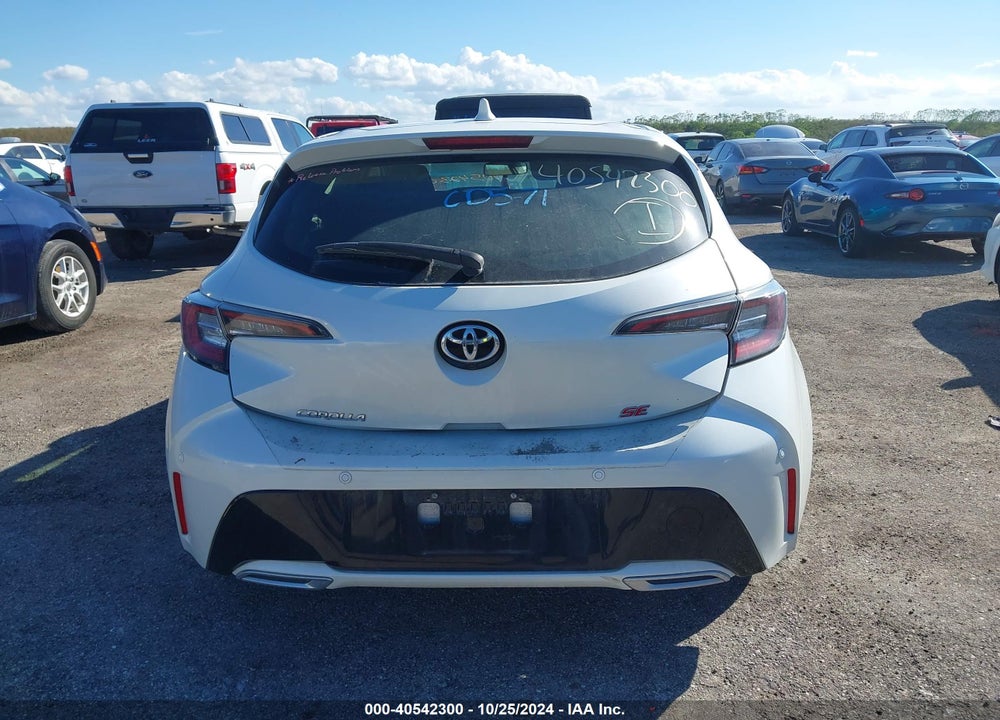 2019 TOYOTA COROLLA SE VIN: JTNK4RBE1K3023231