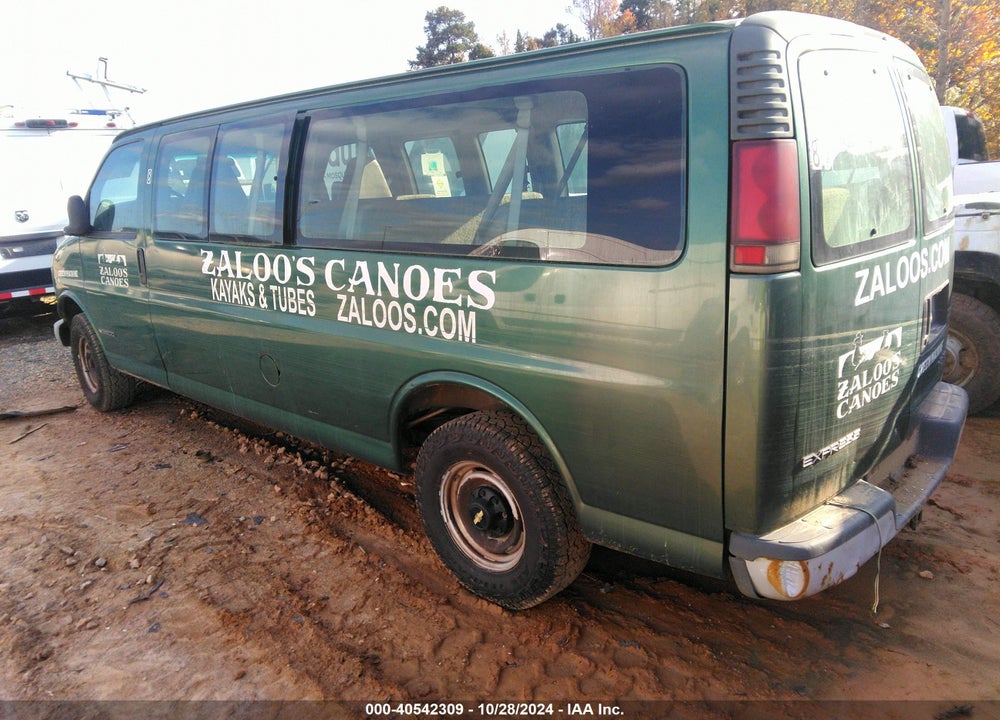 2000 CHEVROLET EXPRESS VIN: 1GAHG39R8Y1117616
