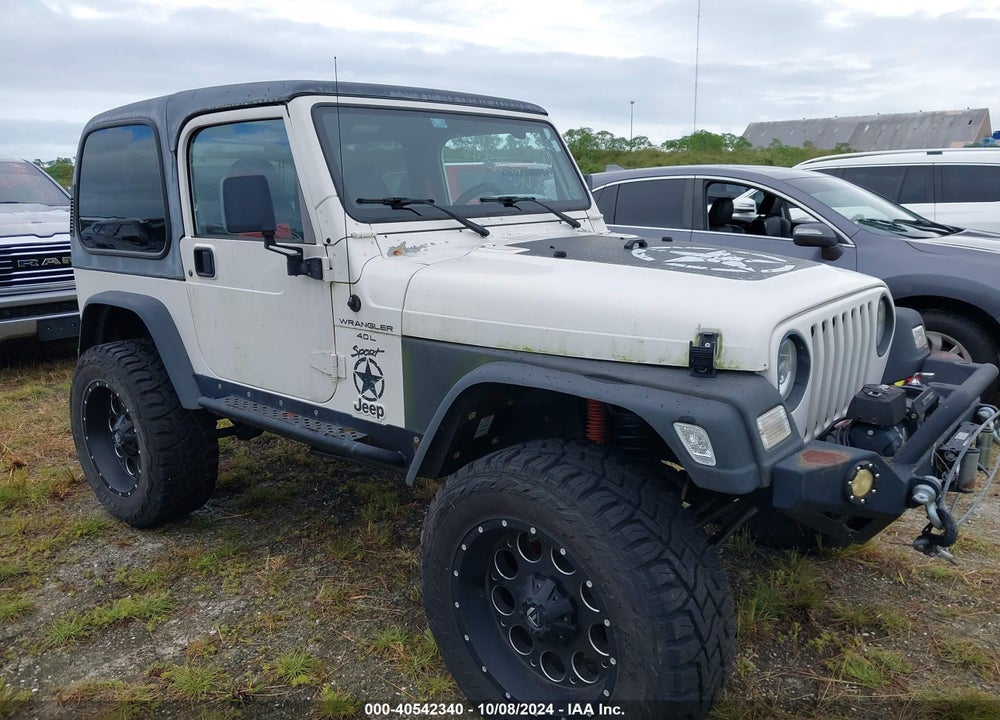 1999 ANGLER JEEP WR SPORT VIN: 1J4FY19S5XP492775
