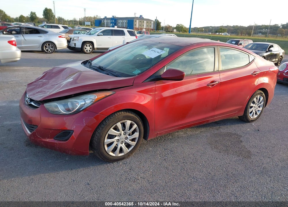 2013 HYUNDAI ELANTRA GLS VIN: 5NPDH4AE6DH197650