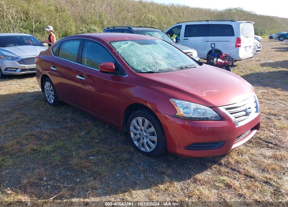2015 NISSAN SENTRA SV VIN: 3N1AB7AP9FY257937
