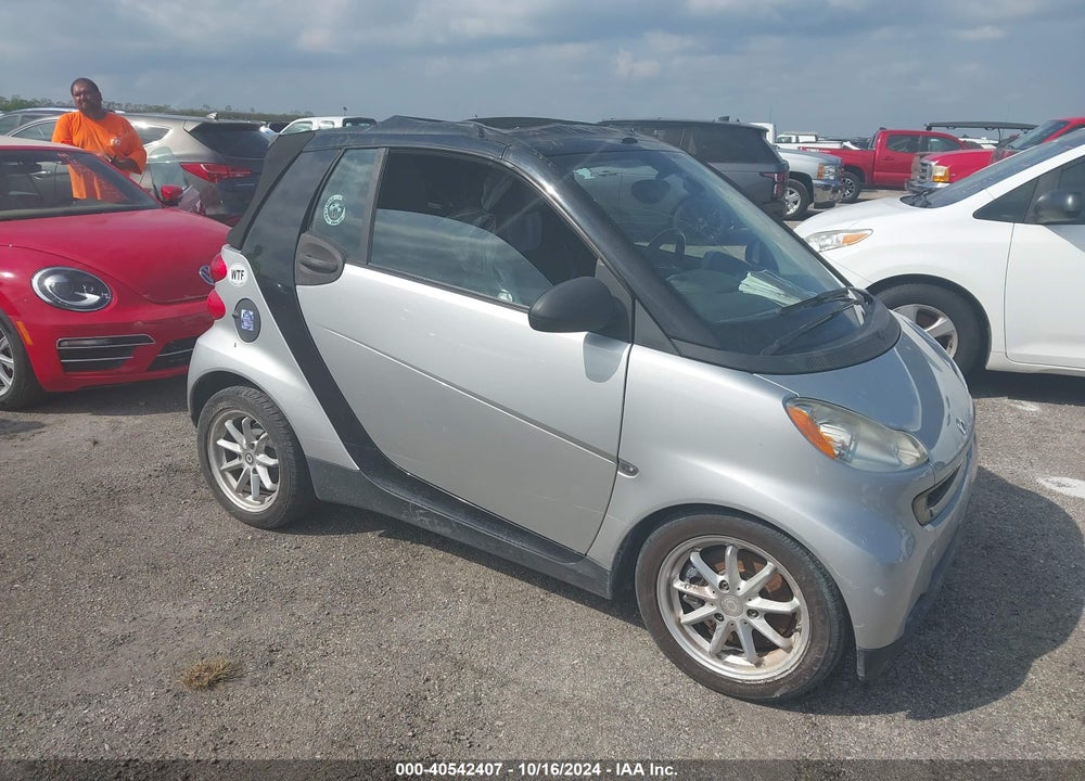 2008 SMART FORTWO PASSION VIN: WMEEK31X78K110591