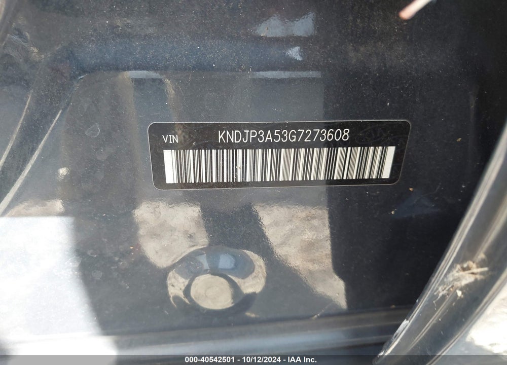 2016 KIA SOUL VIN: KNDJP3A53G7273608
