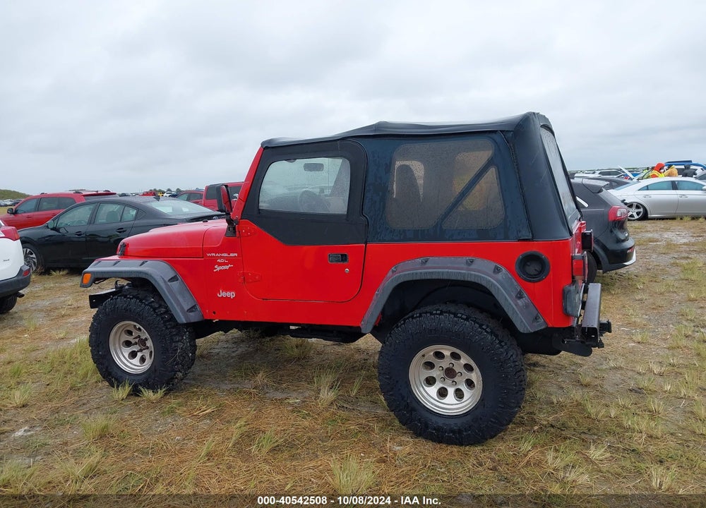 2000 JEEP WRANGLER SPORT VIN: 1J4FA49S0YP721290