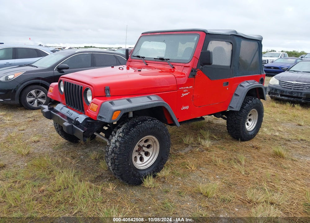 2000 JEEP WRANGLER SPORT VIN: 1J4FA49S0YP721290