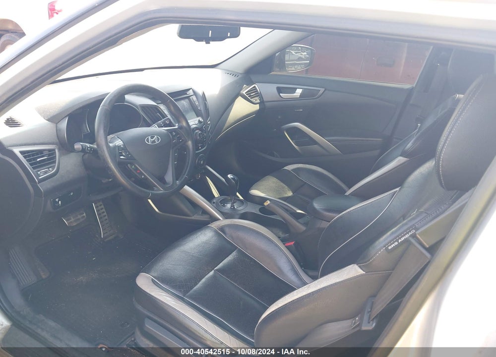 2013 HYUNDAI VELOSTER TURBO W/BLACK VIN: KMHTC6AE2DU095303