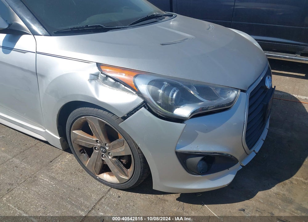 2013 HYUNDAI VELOSTER TURBO W/BLACK VIN: KMHTC6AE2DU095303