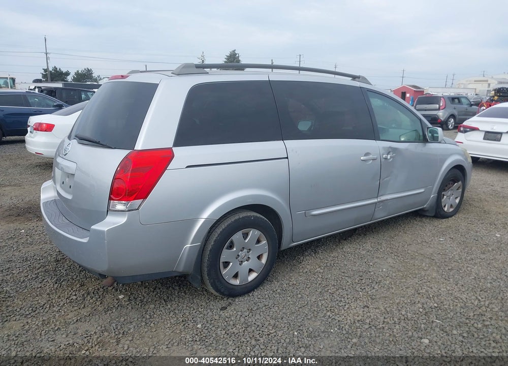 2006 NISSAN QUEST 3.5 VIN: 5N1BV28U86N103316