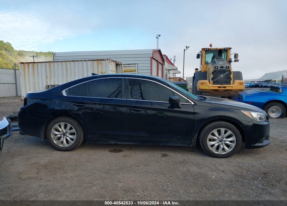 2016 SUBARU LEGACY 2.5I PREMIUM VIN: 4S3BNAE63G3019695