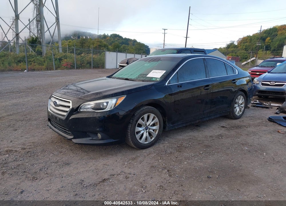 2016 SUBARU LEGACY 2.5I PREMIUM VIN: 4S3BNAE63G3019695