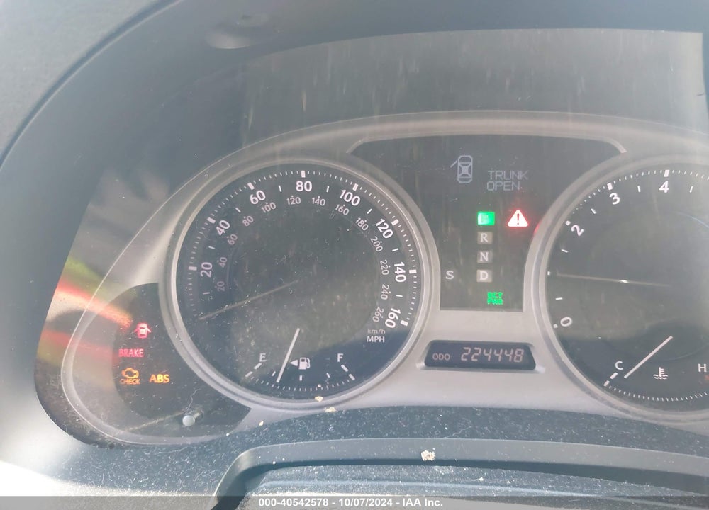 2007 LEXUS IS 350 VIN: JTHBE262472011207