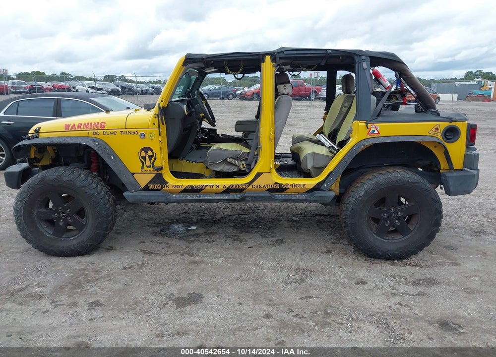 2008 ANGLER JEEP WR VIN: 1J4GA39168L529742