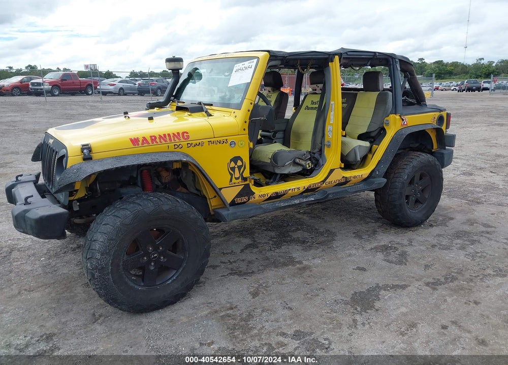2008 ANGLER JEEP WR VIN: 1J4GA39168L529742