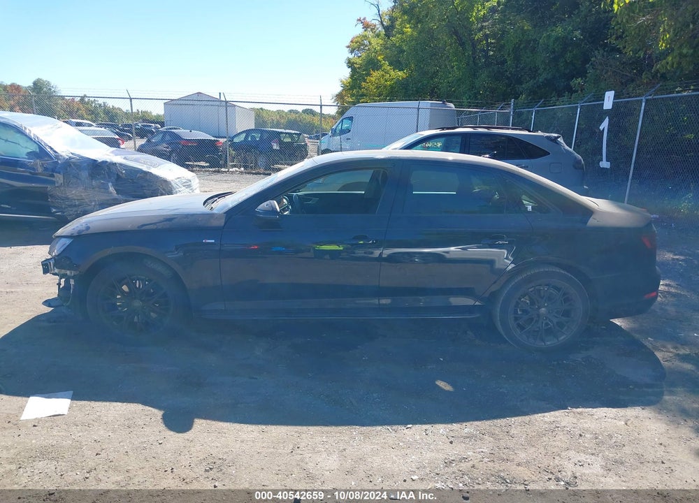 2018 AUDI A4 2.0T TECH ULTRA PREMIUM/2.0T ULTRA PREMIUM VIN: WAUKMAF48JA095137