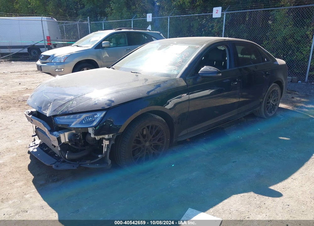 2018 AUDI A4 2.0T TECH ULTRA PREMIUM/2.0T ULTRA PREMIUM VIN: WAUKMAF48JA095137