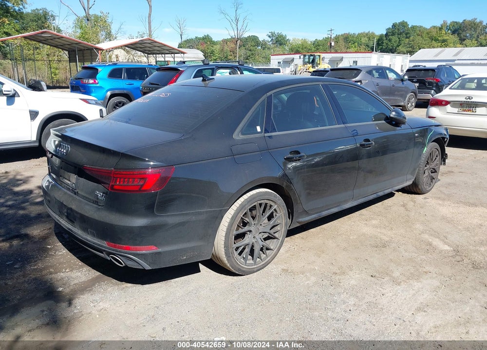 2018 AUDI A4 2.0T TECH ULTRA PREMIUM/2.0T ULTRA PREMIUM VIN: WAUKMAF48JA095137