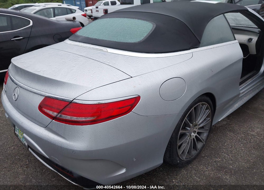 2017 MERCEDES-BENZ S 550 VIN: WDDXK8CB6HA023783