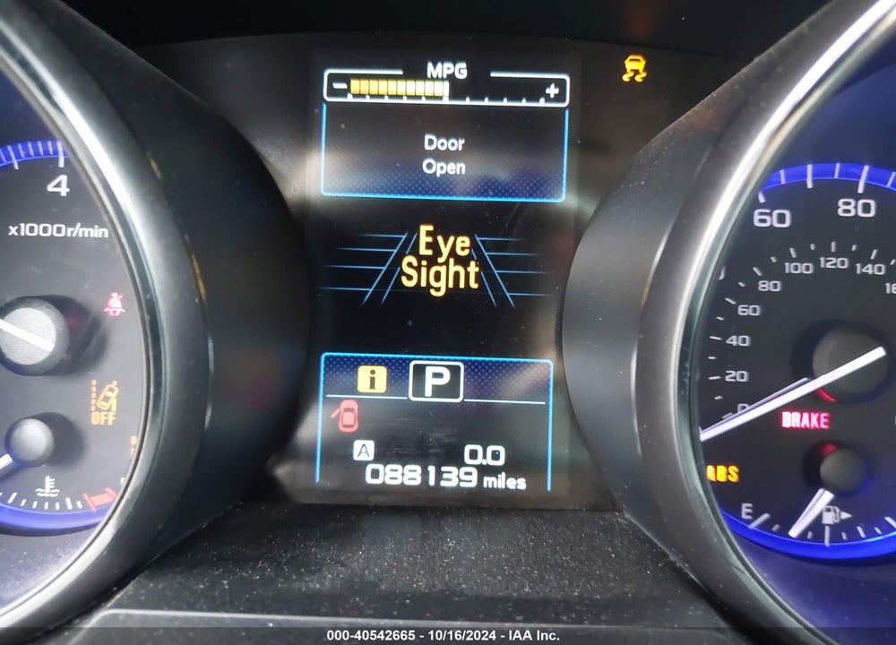 2016 SUBARU OUTBACK 2.5I LIMITED VIN: 4S4BSANCXG3355855