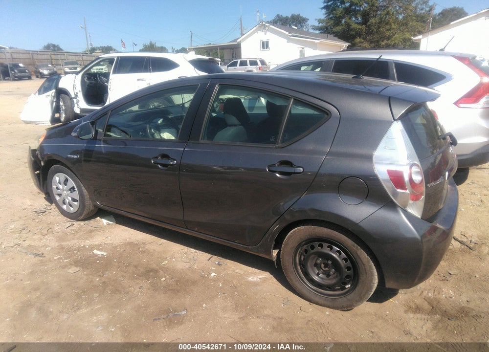 2012 TOYOTA PRIUS C TWO VIN: JTDKDTB35C1522451