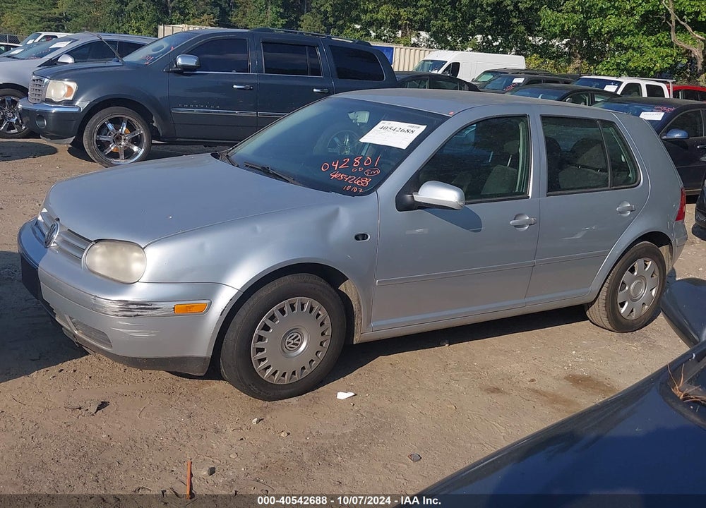 2001 VOLKSWAGEN GOLF GLS VIN: 9BWGT61J014042801