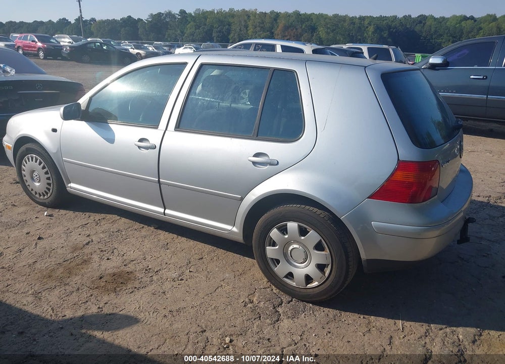 2001 VOLKSWAGEN GOLF GLS VIN: 9BWGT61J014042801